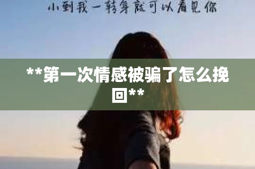 **第一次情感被骗了怎么挽回**