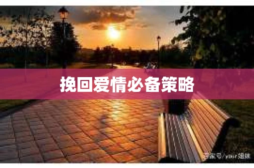 挽回爱情必备策略