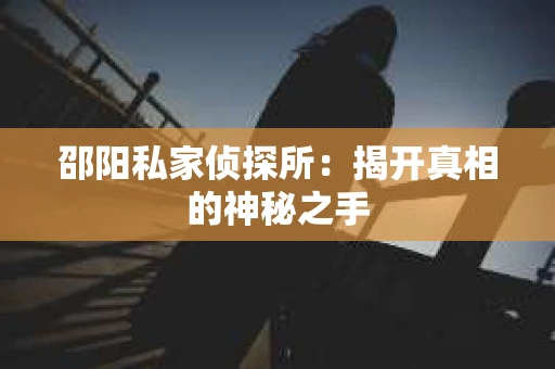 邵阳私家侦探所：揭开真相的神秘之手
