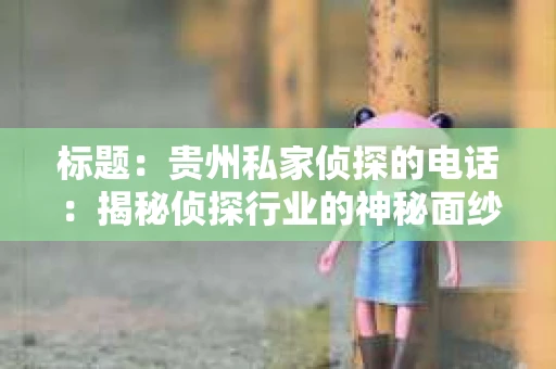 标题：贵州私家侦探的电话：揭秘侦探行业的神秘面纱