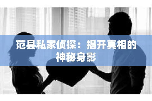 范县私家侦探：揭开真相的神秘身影