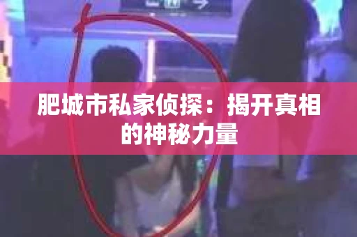 肥城市私家侦探：揭开真相的神秘力量