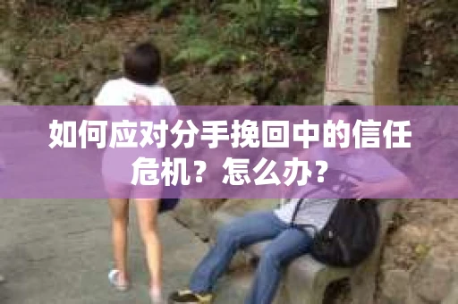 如何应对分手挽回中的信任危机？怎么办？