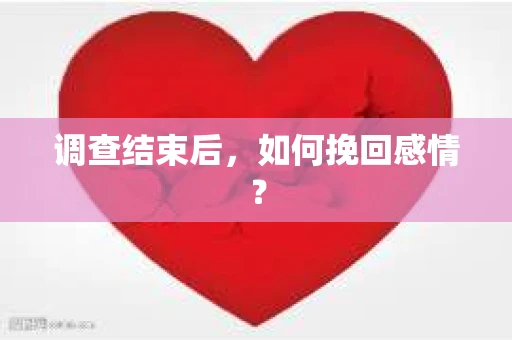 调查结束后,如何挽回感情? 调查结束后,如何挽回感情?