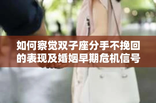 如何察觉双子座分手不挽回的表现及婚姻早期危机信号？