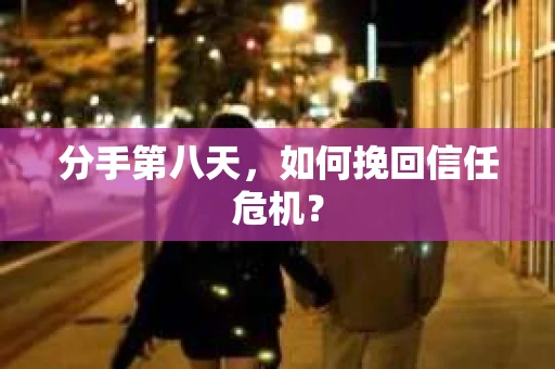 分手第八天，如何挽回信任危机？